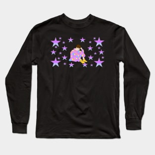 Lovely Boy - Cute Stars Long Sleeve T-Shirt